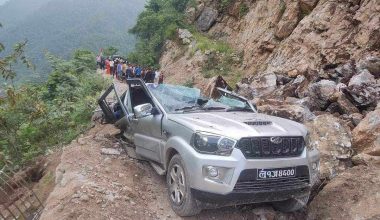 पाल्पामा जिप दुर्घटना : तीनजनाको मृत्यु