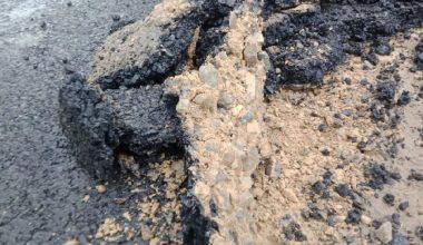 गोकर्ण–सुन्दरीजल सडकको कालोपत्र एक महिना पनि टिकेन