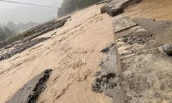 Melamchi-Helambu road section obstructed