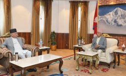 राष्ट्रपति पौडेल र एमाले अध्यक्ष ओलीबीच भेटवार्ता