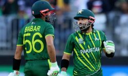 बाबर र रिजवानबीच ७५ रनको साझेदारी