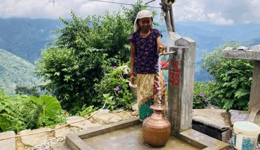 लिफ्टमार्फत घरमै पानी आएपछि स्थानीय दङ्ग