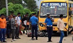 बसले ठक्कर दिँदा मोटरसाइकल चालकको मृत्यु, बसका चालक फरार