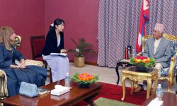 राष्ट्रपतिसँग संयुक्त राष्ट्रसङ्घका आवासीय संयोजकको शिष्टाचार भेट