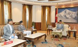 राष्ट्रपतिसँग सभामुख र अध्यक्षको भेट