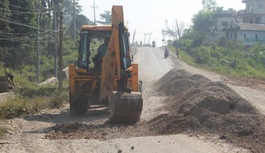 घोराही–तुलसीपुर चार लेन मर्मत हुँदै