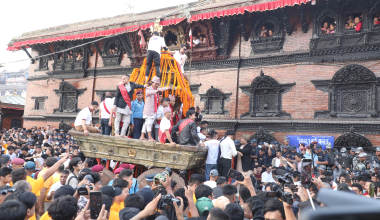बाजागाजासहित इन्द्रायणीलाई इन्द्र दह पुर्‍याई मेला सुरु, रातभरि दीपावली गरी मनाइने