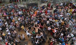 कृष्ण जन्माष्टमीमा ‘मड्का फुटाउने’ प्रतियोगिता