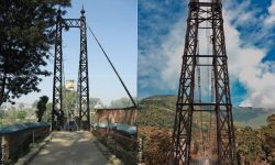 सुन्दरीघाट तथा खोकनाको झोलुङ्गे पुल