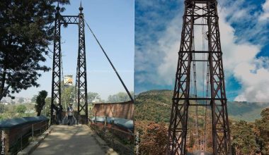 सुन्दरीघाट तथा खोकनाको झोलुङ्गे पुल