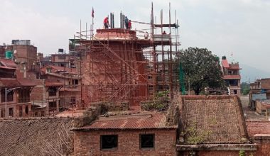 रातो मच्छिन्द्रनाथ मन्दिर पुन: निर्माण अझै सकिएन