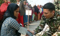 बडिमालिकामा सेनाको शिविरमा एक हजार आठ सयभन्दा बढीलाई सेवा