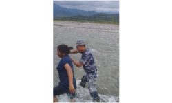 नदिमा हाम फालेकी महिलाको सकुशल उद्धार