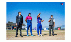 युएईविरुद्ध टस जितेर फिल्डिङमा नेपाल