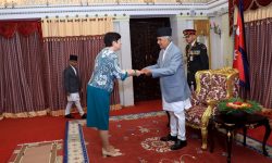 पाँच देशका राजदूतद्वारा ओहोदाको प्रमााणपत्र प्रस्तुत