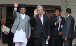 राष्ट्रसंघका महासचिवको भ्रमणले शान्ति प्रक्रिया टुंग्याउन मद्दत गर्छ : प्रधानमन्त्री