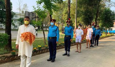 मल्लकालीन संस्कृतिलाई निरन्तरता दिँदै कोटभैरवमा भित्र्याइयो फूलपाती