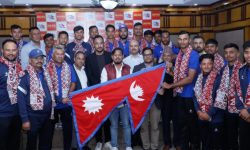 प्रिमियर कप खेल्न जाने नेपाली टोलीको बिदाइ