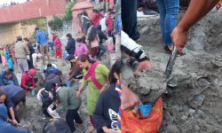 भक्तपुरको ब्रम्हायणीमा पाँगो माटो लिनेको घुइँचो