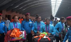 एसियाड : पदक विजेता टोली स्वदेश फिर्ता