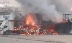 भारतको कर्नाटकमा आगलागी हुँदा चौधको मृत्यु