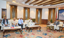 प्रथम राष्ट्रपति यादवद्वारा राष्ट्रपति पौडेलको ध्यानाकर्षण