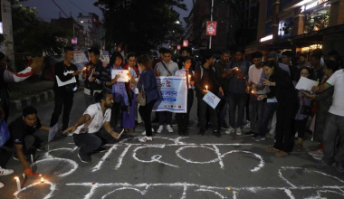 इजरायलमा मारिएका नेपालीको स्मृतिमा अमेरिकामा दीप प्रज्वलन