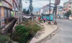 बुटवल चौराहदेखि गोलपार्कसम्मको ३.२५ किमि सडक ८ वर्षमा पनि अधुरै, तीनपटक म्याद थप