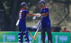 नेपालले दियो साउदीलाई ३४८ रनको विशाल लक्ष्य