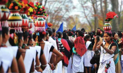 थारू बस्तीमा दसैँको रौनक