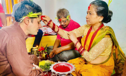 बाँकेमा मुस्लिम समुदायका अगुवाहरुले यसरी मनाए दसैँ