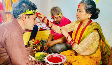 बाँकेमा मुस्लिम समुदायका अगुवाहरुले यसरी मनाए दसैँ