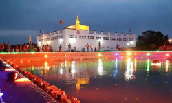 शान्ति र आनन्द प्राप्तिका लागि लुम्बिनी