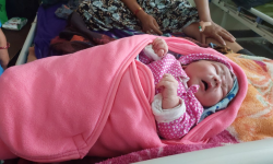 धौलागिरि अस्पतालमा जन्मियो अहिलेसम्मकै बढी तौल भएको बच्चा