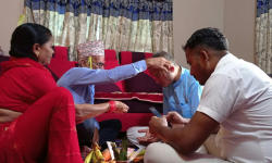 अखिल बलिपूर्ति आज, नवदुर्गाको प्रसाद र आशीर्वाद थाप्ने क्रम जारी