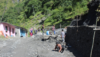 ढिलासुस्तीले थलिए सडक योजना