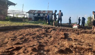 खाँचिकोट दरबारको उत्खनन