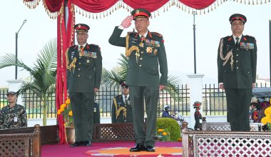 प्रधानसेनापति शर्मा चीन प्रस्थान