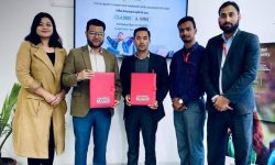 प्रभु क्यापिटल र एस इन्स्च्यिुट अफ म्यानेजमेन्ट कलेजबीच समझदारी पत्रमा हस्ताक्षर