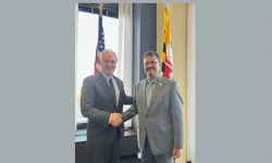 मन्त्री साउद र सिनेटर होलेनबीच भेटघाट