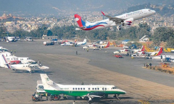 त्रिभुवन अन्तर्राष्ट्रिय विमानस्थलमा उडान चाप