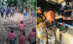 लप्सीफेदीमा सुरक्षाकर्मीमाथि आक्रमण