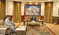 राष्ट्रपति र प्रधानमन्त्रीबीच भेटवार्ता