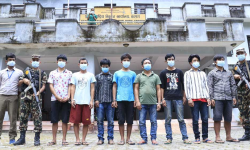 गैंडा मारेर खाग बिक्री गरेको आरोपमा ८ जना पक्राउ