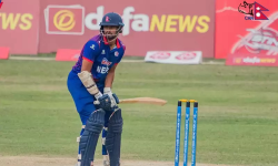 ओमानविरुद्ध गुल्शन झाको बिस्फोटक ब्याटिङ, फाइनलमा अर्धशतक