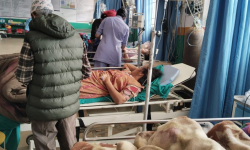 काठमाडौं ल्याइएका भूकम्पमा परी घाइते भएकाको अवस्था सामान्य