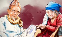 सन्तान लाखापाखा लागेपछि उदास वृद्धवृद्धा