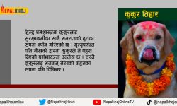 किन गरिन्छ कुकुरको पूजा ?