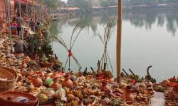 छठमय मिथिला : उल्लासमय वातावरण