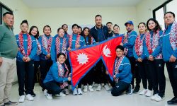 महिला टि २० शृङ्खला खेल्न नेपाली टोली हङ्कङ प्रस्थान